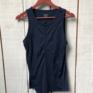 Athleta Foothill Seamless Tank: Navy blue